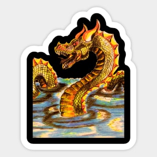 Hand-drawn Dragon Sticker